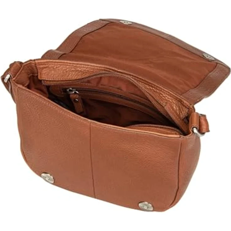 Burkely Soft Skylar Umhängetasche, 100% Leder, 21 cm, braun – Bild 4