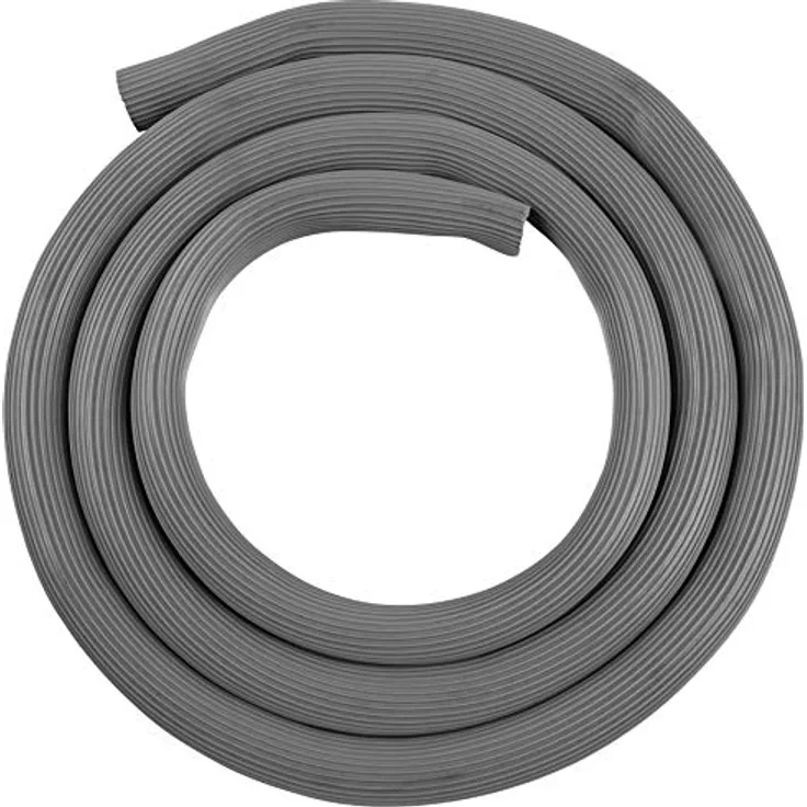 Cornat Maschinen-Ablaufschlauch - 200 cm Länge - Temperaturbeständig bis +70°C - Hergestellt aus recyceltem PVC / Abwasserschlauch für Spül - & Waschmaschine / Spiralschlauch / T357602R