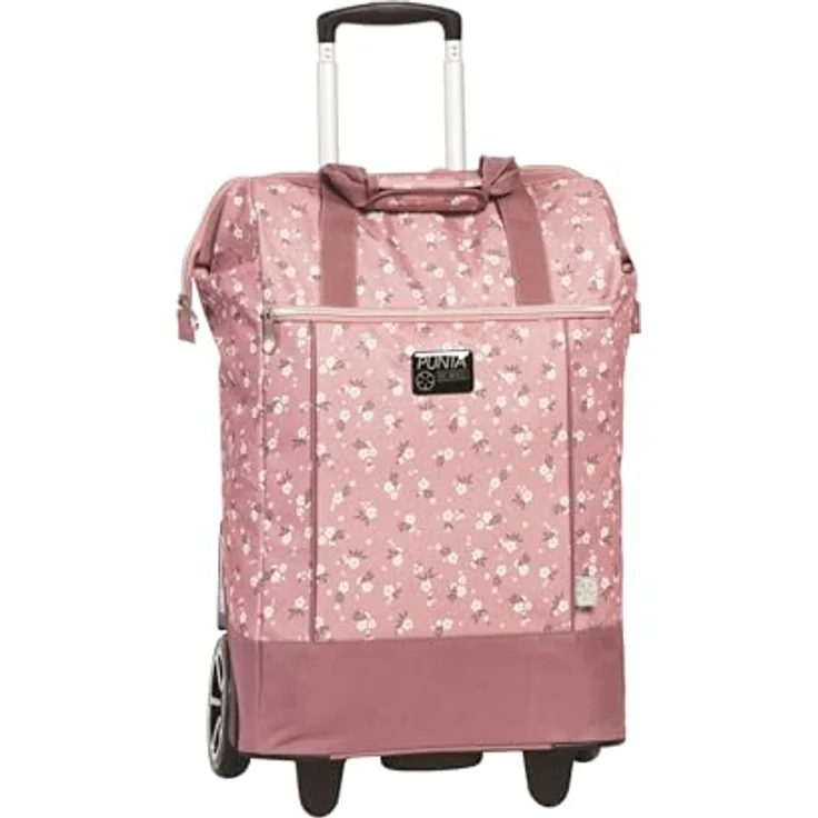 Punta Big Wheel Einkaufstrolley 62 cm, höhenverstellbar, Teleskopstange, blau – Bild 2