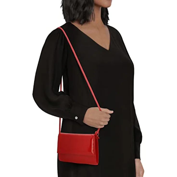 Picard Umhängetasche Auguri, Leder, abnehmbarer Trageriemen, ideal als Clutch, schwarz – Bild 8