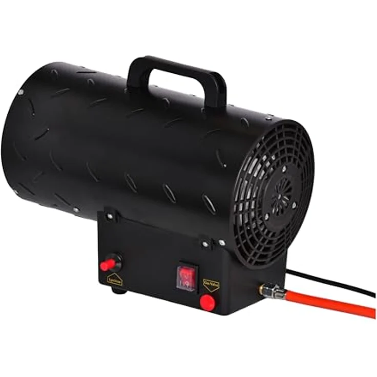 FIREFIX Gas-Heizgebläse BaseLine GHG10, 10 kW Heizleistung, kompakt und schwarz, auch als Ventilator nutzbar – Bild 3