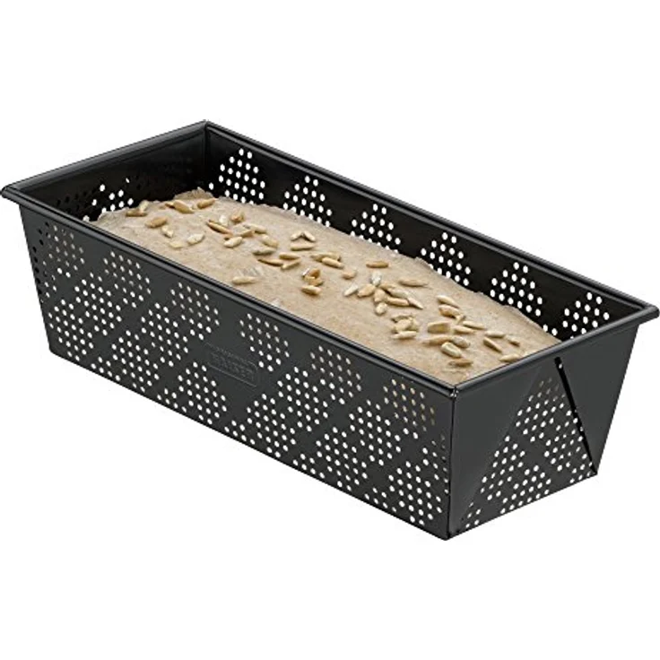 Kaiser Inspiration Brotbackform perforiert, 35 cm, für 1500g-Brote antihaftbeschichtet sauerteigbeständig – Bild 3