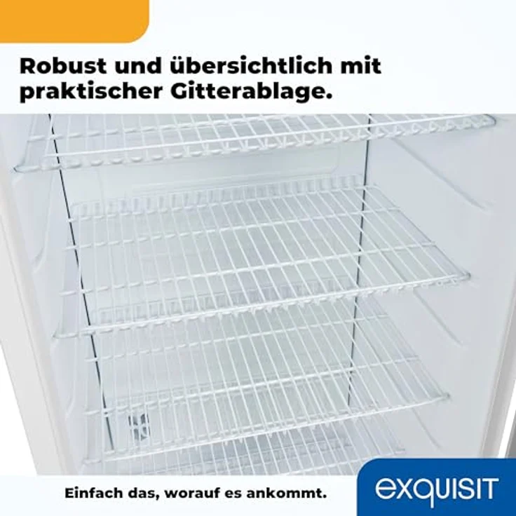 exquisit Getränkekühlschrank GKS350-1-GT-280D weiss, 320 L Volumen, LED – Bild 10