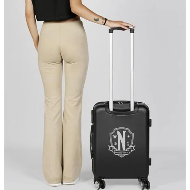 Karactermania Handgepäckkoffer Wednesday Uniform, ABS Trolley Koffer 55 cm, für Kinder ab 8 Jahren – Bild 10