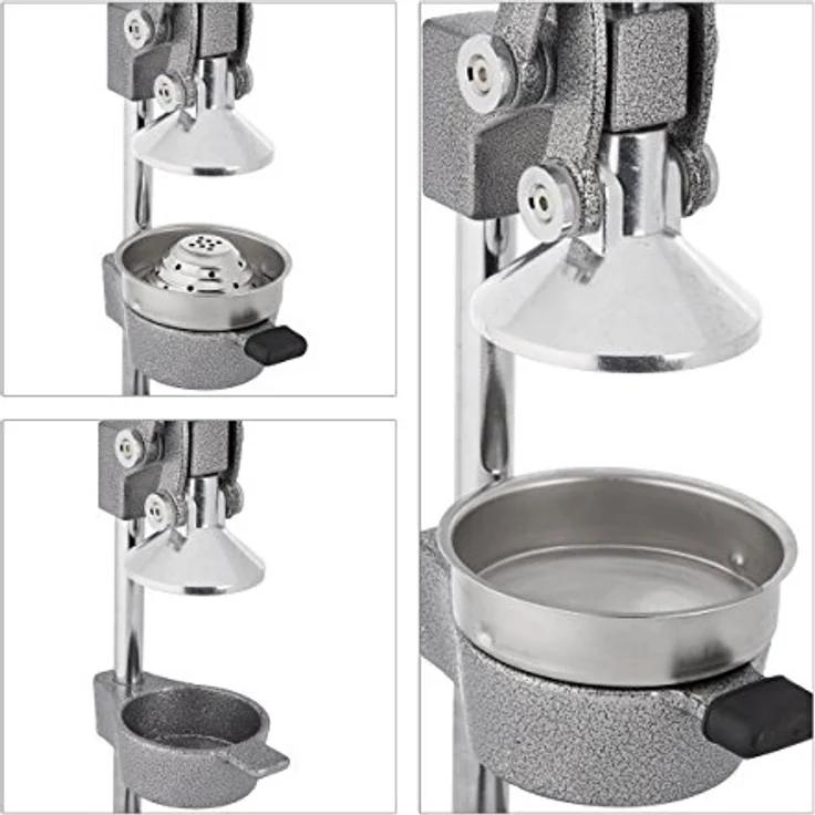 Relaxdays Saftpresse manuell, XL Orangenpresse, professionelle Fruchtpresse, Premium Zitruspresse, Gastronomie-Qualität – Bild 5