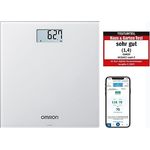 OMRON HN300T2 Intelli IT – smarte, digitale Personenwaage für zu Hause mit Bluetooth-Anbindung an Smartphone-App