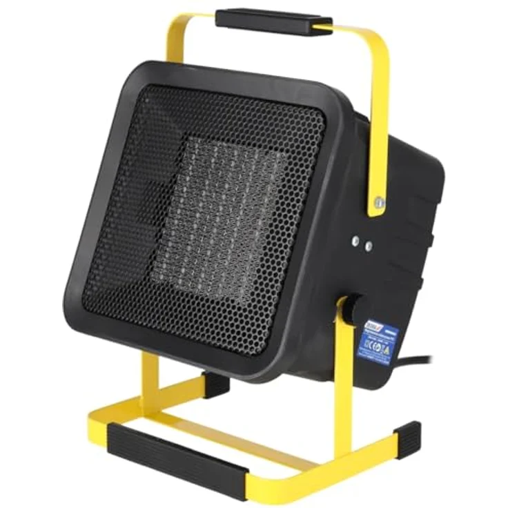 Dedra Elektrische Heizung DED9931C3, Heizlüfter PTC 3.0kW, Schwarz – Bild 2