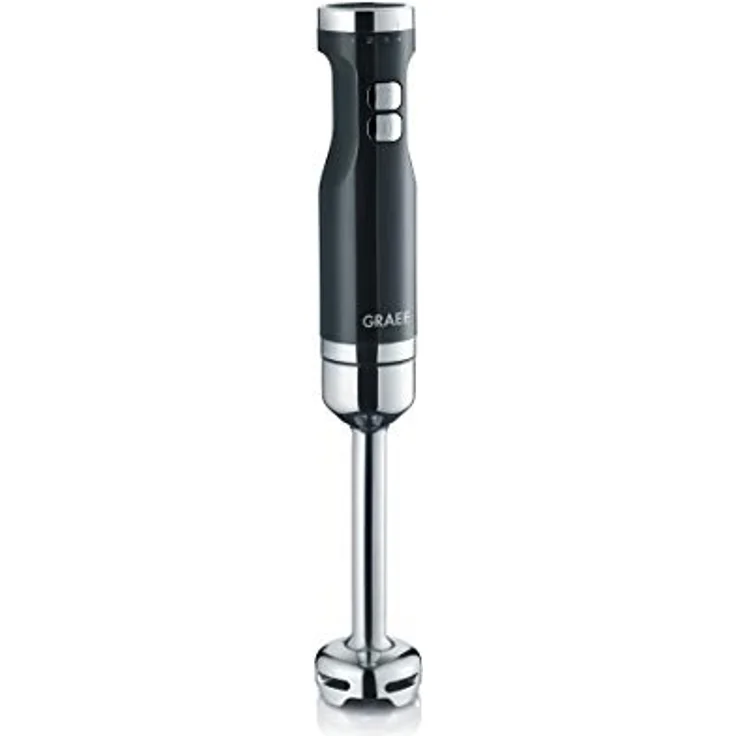 Graef HB502EU Stabmixerr, 800W, 5 Geschwindigkeiten und Turbo-Funktion, Kunststoff, schwarz, silber – Bild 2