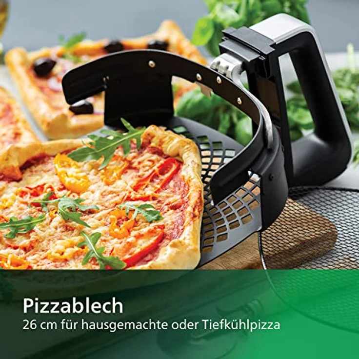 Philips HD9953-00 Pizza-Kit, für Airfryer XXL (HD9860, HD9762, HD9750) mit 1,4kg Fassungsvolumen – Bild 3