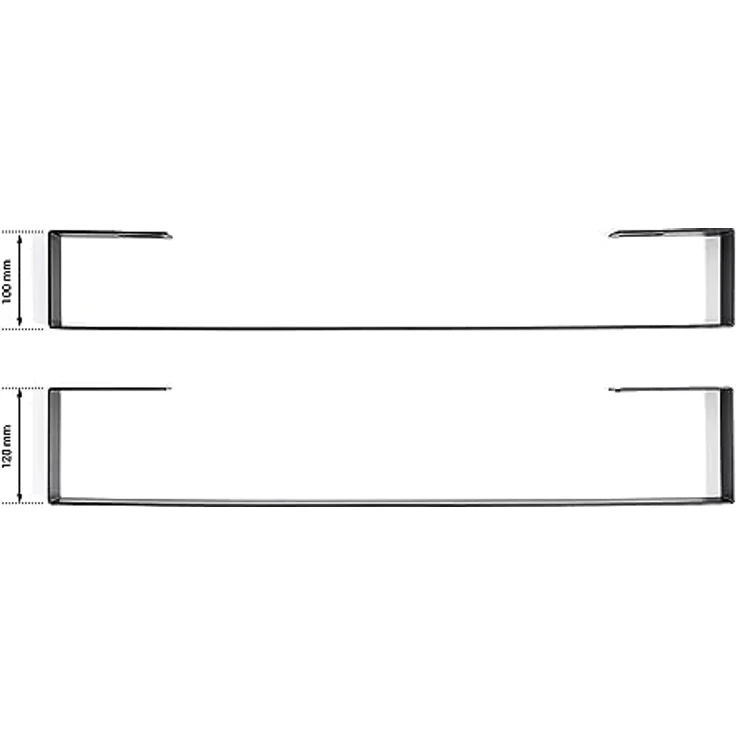 Vasner Handtuchhalter Citara 2er Set, Infrarotheizung, grau, für Citara-Serien M, M Plus, M RX, G, T, T Plus – Bild 6
