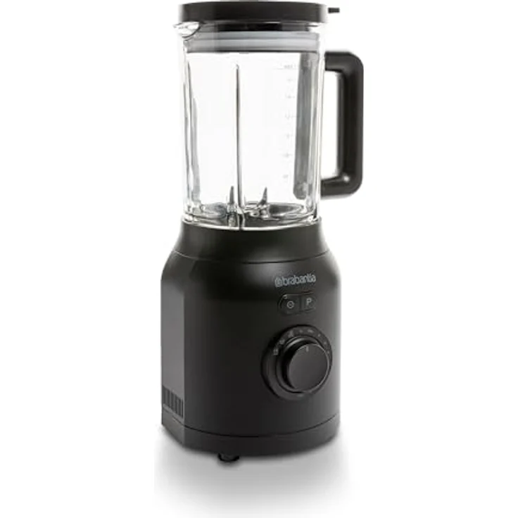Brabantia Frullatore, Standmixer mit 1200-W-Motor, 1,7 Liter Glasbehälter, Schwarz – Bild 9
