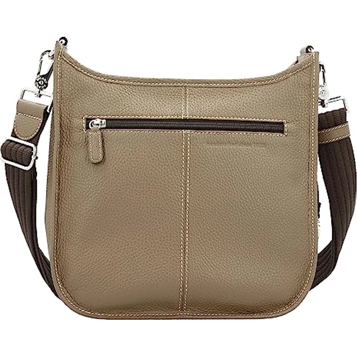 Picard Beuteltasche Kronberg aus genarbtem Rindleder mit Zapfenverschluss, Nude, 27 x 9.5 x 25 cm – Bild 5