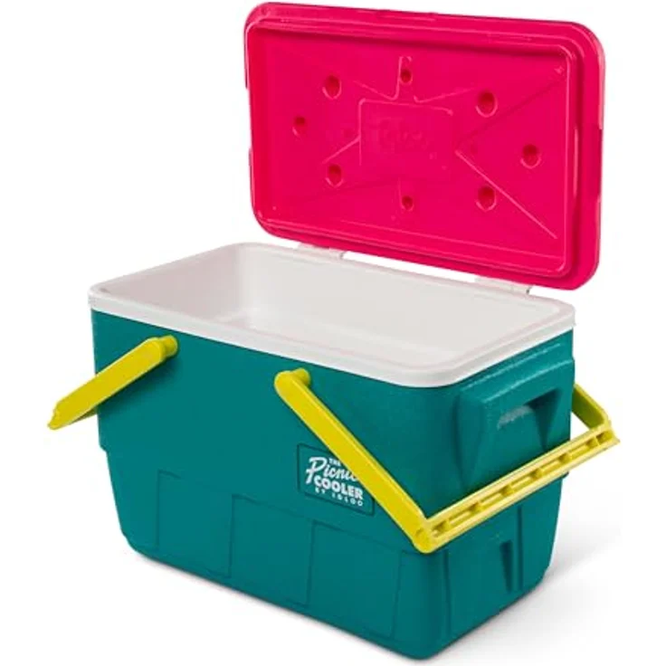Igloo Retro Picnic Basket 25, Kühlbox mit 23 l Volumen, hochwertige ThermaCool-Schaum-Isolierung und stabiler Konstruktion – Bild 7