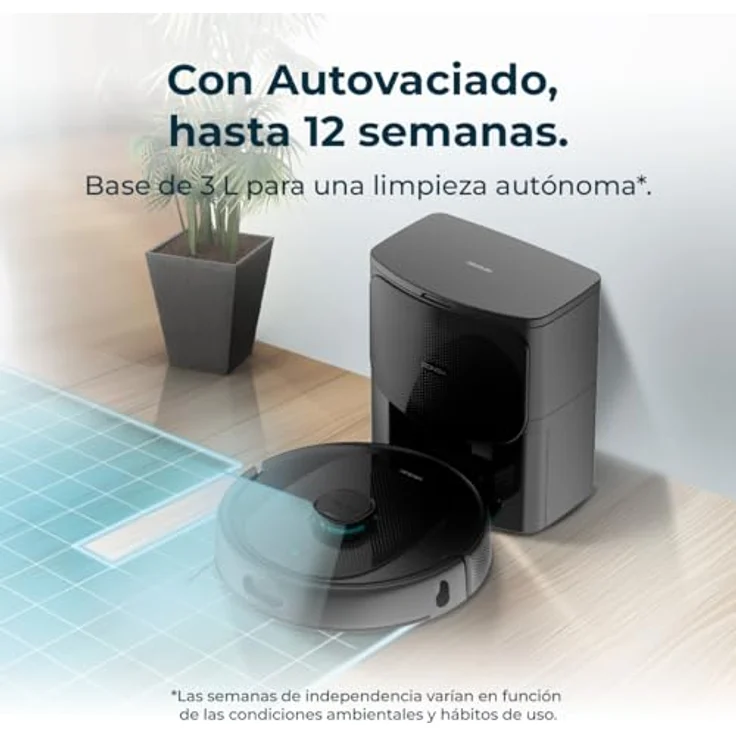 Cecotec Conga 9990 AI Spin Revolution, Saug- und Wischroboter mit 10.000 Pa Saugkraft, KI, Lasernavigation und selbstentleerender Absaugstation – Bild 6
