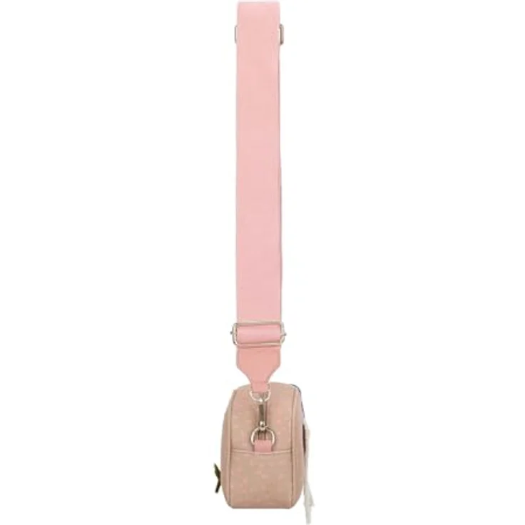 Fritzi aus Preußen Umhängetasche Easy Go Canvas Crossbody Bag, Frida Kahlo inspiriert, Melon, verstellbarer Schulterriemen, standfest – Bild 3