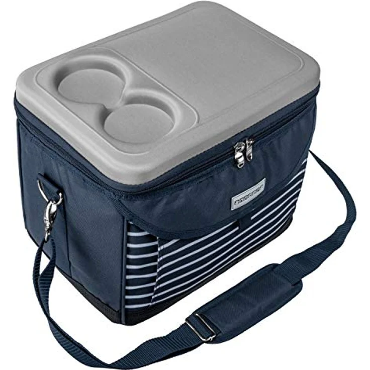 Anndora Kühltasche 22 Liter - blau weiß – Bild 8