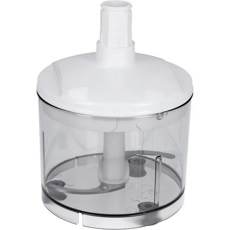 easyPART Küchenmaschinen Zubehör-Set wie BOSCH 00657247 Universalzerkleinerer, transparent / weiß, für Küchenmaschinen – Bild 1