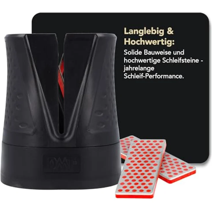 DMT SimpleSharp Diamant Messerschärfer, beidseitig schärfend, perfekter Schleifwinkel, schwarz – Bild 7