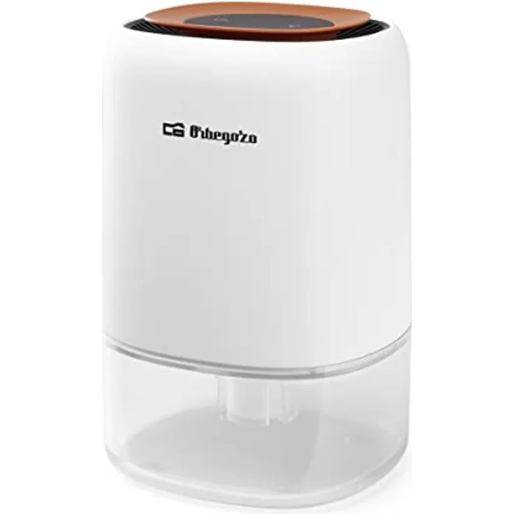 Orbegozo DH 305 Luftentfeuchter, kompakte Größe, leise, dekoratives Licht, ohne Kühlung, Fassungsvermögen 1 l, 23 W