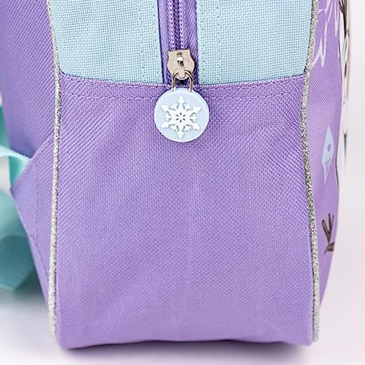 Disney Frozen Freizeitrucksack, multifunktionaler Rucksack für Kinder mit robustem Design, 29 CM hoch, 22 CM breit, 10 CM tief, 100% Polyester – Bild 5