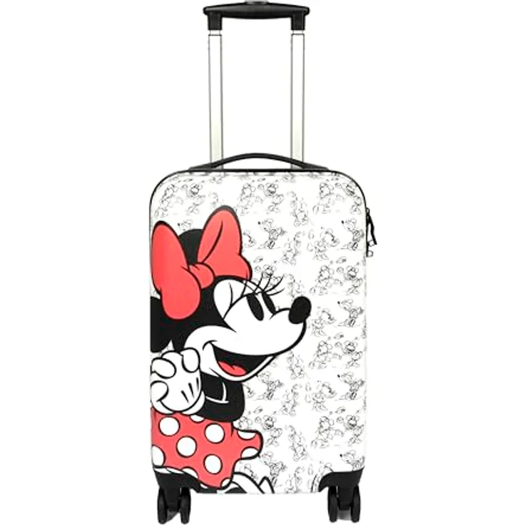 UNDERCOVER Kinderkoffer Minnie Maus, 59 cm, 4 Rollen, mit TSA-Zahlenschloss, polycarbonate, rosa – Bild 5
