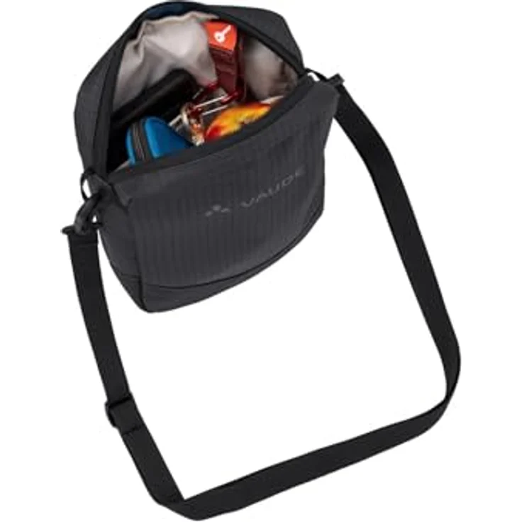 Vaude CityBen, Handtasche für vielseitigen Einsatz, schwarz, mit verstellbarem Riemen und sportlichem Design – Bild 5
