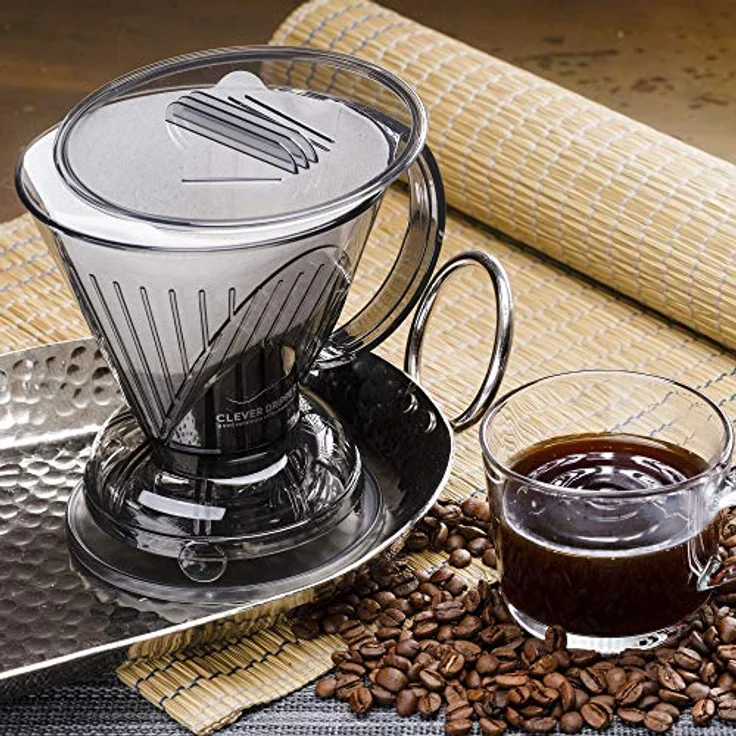 Clever Kaffee-Tropfer, groß, 530 ml, BPA-freier Kunststoff, inklusive 100 Filtern, Barista's Choice – Bild 4