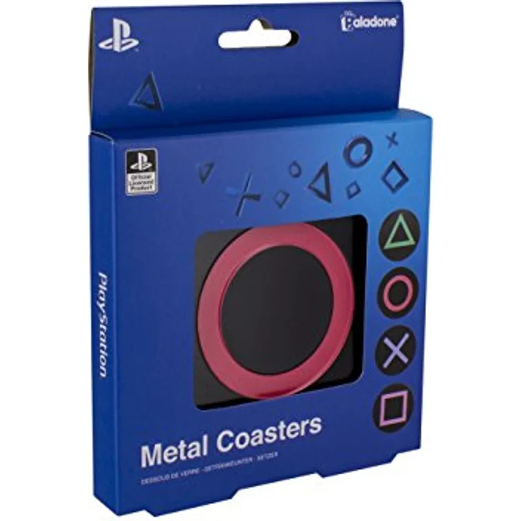 Playstation Metall Untersetzer, Weißblech, mehrfarbig, 1x 9x 9cm - Preisvergleich – Bild 6