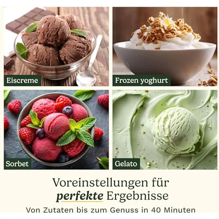 Cuisinart ProFreeze Ice Cream & Gelato Maker 1.5L, Eismaschine für Eiscreme und Sorbet, Weiss – Bild 2