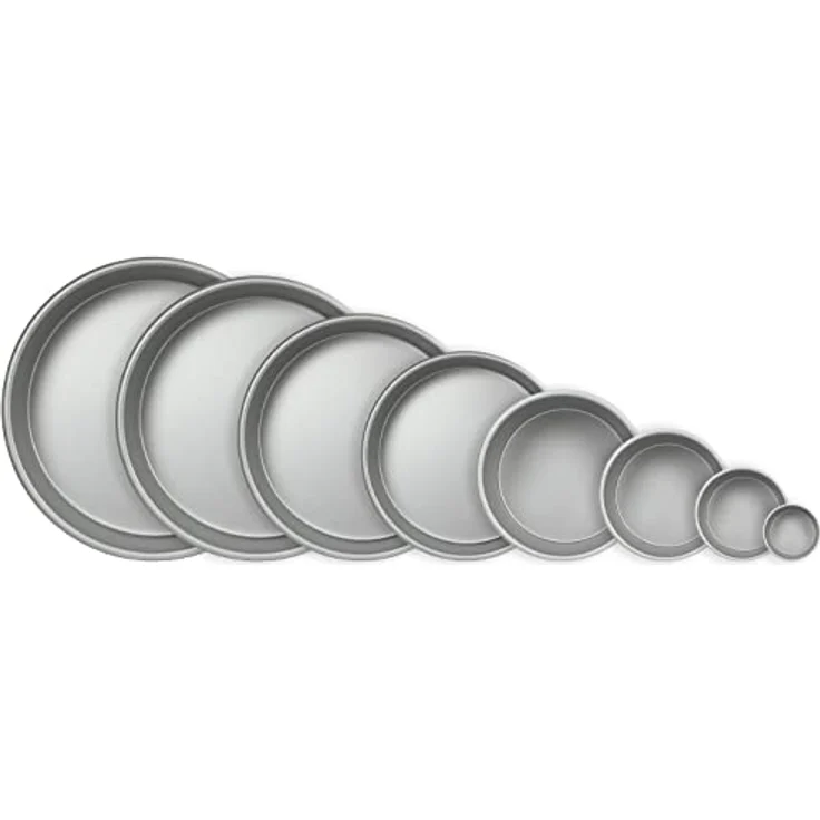 PME RND044 Runde Backform aus eloxiertem Aluminium, 102 x 102 mm, Silver, 10.2 cm – Bild 5