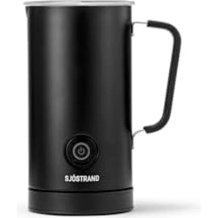Sjöstrand Coffee Concept Elektrischer Milchaufschäumer - Edelstahl, Für Heiße & Kalte Milch, Antihaftbeschichtet (Matt Schwarz) – Bild 4