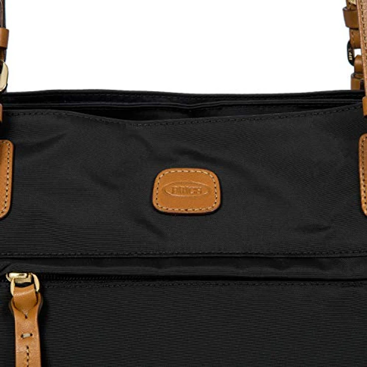 Brics X-Bag Schultertasche, 40 cm, modisches Design, Schwarz – Bild 7