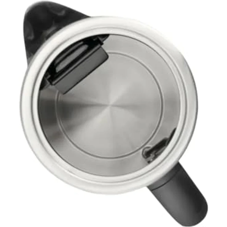 Shov elektrischer Edelstahl Tee- und Wasserkocher 1,7L, TeeVol: 1L mit Warmhaltefunktion, Dual-Heizelement, Auto-Abschaltung - Silber – Bild 2