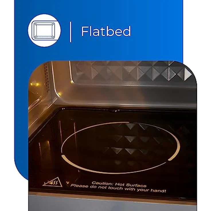 Exquisit Mikrowelle MW7020-F-030DI schwarz | Flatbed | Microwellengerät 700 Watt | Timer | 20 Liter | Mikrowelle klein und platzsparend | 5 Leistungsstufen – Bild 4