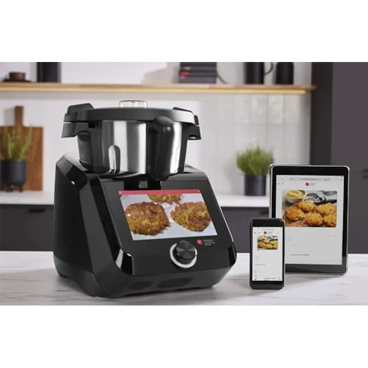 SilverCrest Monsieur Cuisine smart, Küchenmaschine mit 16 Funktionen, integrierter Küchenwaage und WLAN-Funktion, 1.050 Watt – Bild 9