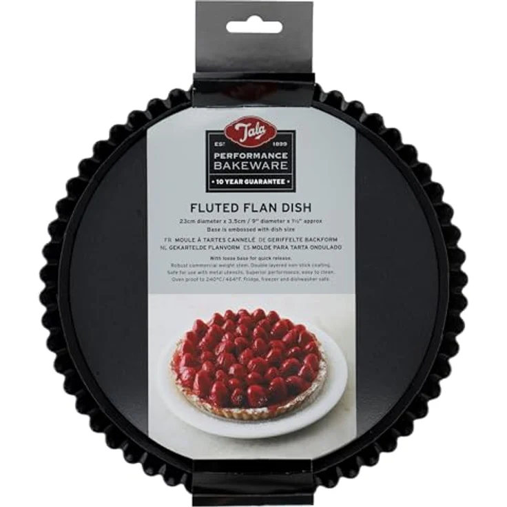 Tala Performance Bakeware Pastetenform-Kuchen-Form, schwarz, 23 cm – Bild 2