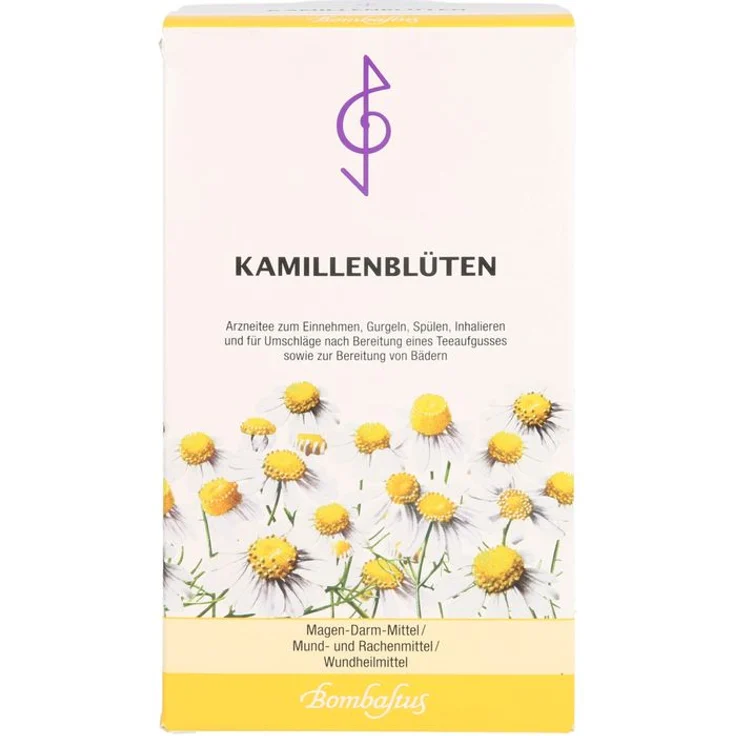 Bombastus-Werke AG KAMILLENBLÜTEN Tee, 75 g, beruhigender Kräutertee, PZN 12869192 – Bild 1