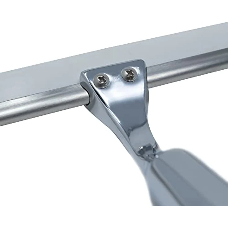 Schulte D1015 Glas-Wischer, chrom EoB Glaswischer mit Halter ohne Bohren – Bild 5