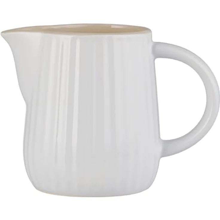 IB Laursen Mynte Pure White, Milchkännchen aus Keramik, 200 ml, weiße Farbe – Bild 1