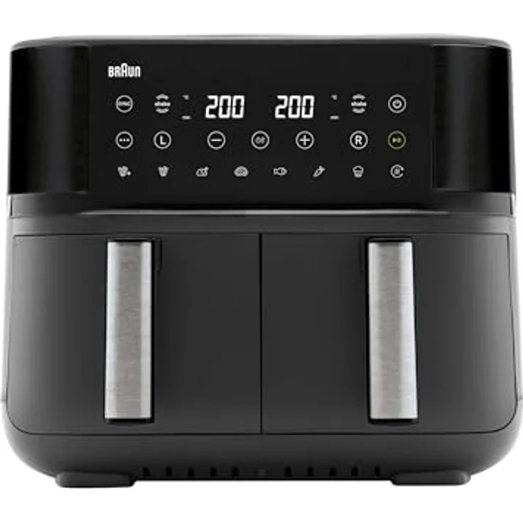 Braun TwinCook 3 Heißluftfritteuse, 50 % schneller, RealAir Technologie, spülmaschinengeeignete Garkörbe – Bild 2