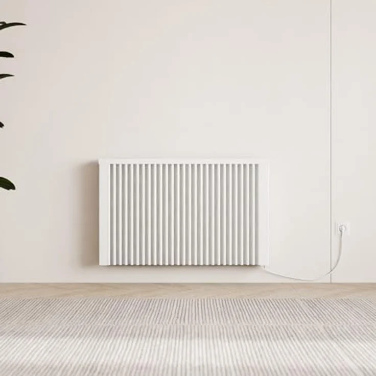 Thermotec AeroFlow Elektroheizung MIDI 1950 mit FlexiSmart-Regler, 1950 W, reinweiß (HFL005), Konvektor – Bild 3
