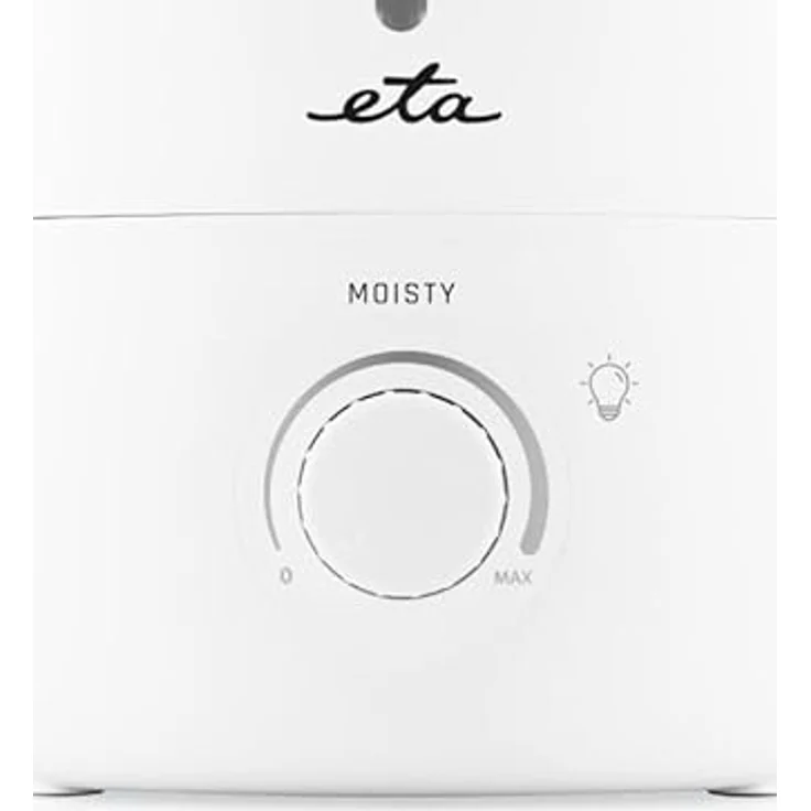 ETA Moisty Ultraschall-Luftbefeuchter, max. 300ml/h, 5l Tank, Ionisation, Aromatherapie, Hintergrundbeleuchtung, für Räume bis 40 m², bis zu 30 Stunden Dauerbetrieb – Bild 3