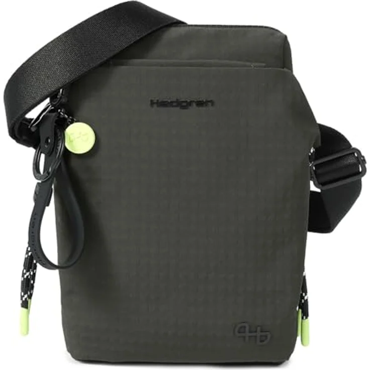 Hedgren String Sipho Mini Bag, Umhängetasche 13 cm, schwarz, mit Reißverschluss und Schlüsselhalter – Bild 2