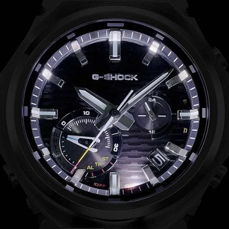 Casio G-Shock G-Steel GST-B1000D-2AER, Solar-Quarzuhr aus Edelstahl mit Bluetooth-Verbindung, Silber/Blau – Bild 5