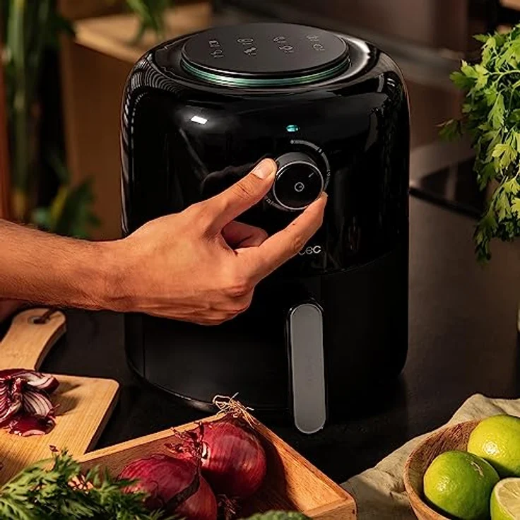 Cecotec Luftfritteuse Cecofry Pixel 2500. 1000 W, 2,5 l, Timer, Temperaturkontrolle, rutschfeste Füße. – Bild 5