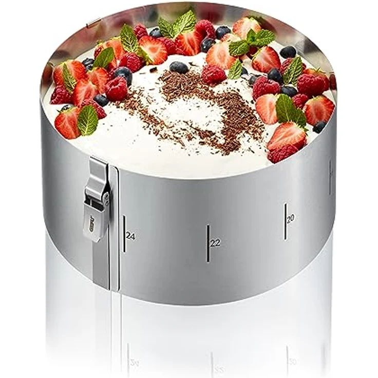 GEFU Tortenring Tondo Clip, H 10 cm – Bild 4