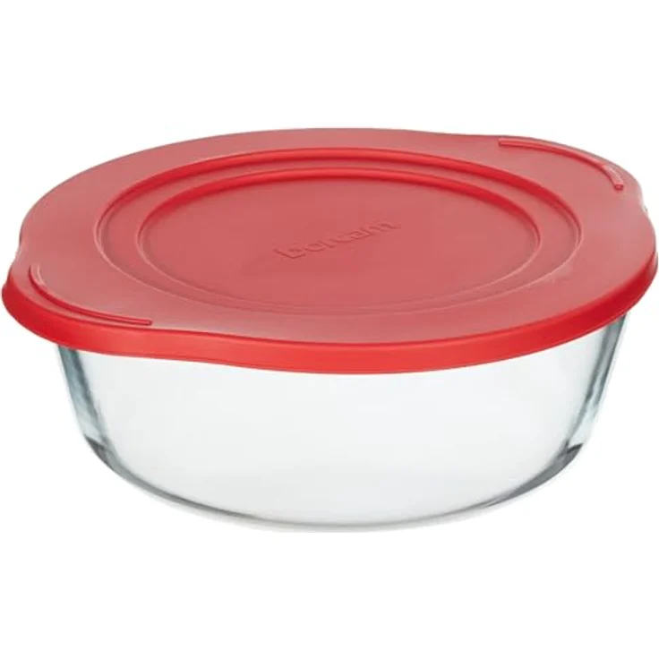 Pasabahce Auflaufform aus Glas mit Verschlußdeckel 2100ml, hitzebeständig, spülmaschinenfest, Farbe transparent – Bild 2