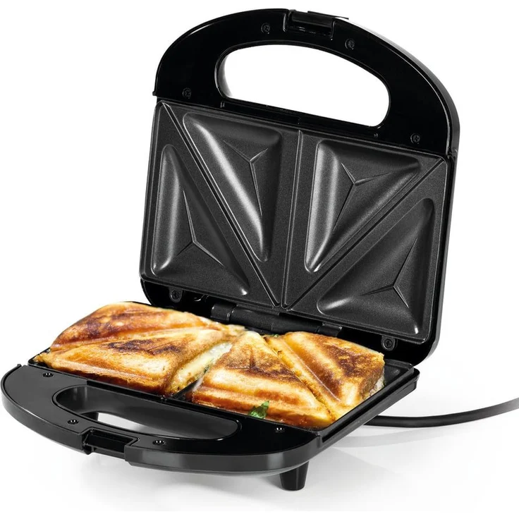 GOURMETmaxx Sandwichmaker mit LED-Kontrollleuchte, 750 W, Sandwich Toast Maker Panini Toaster Kontaktgrill – Bild 1