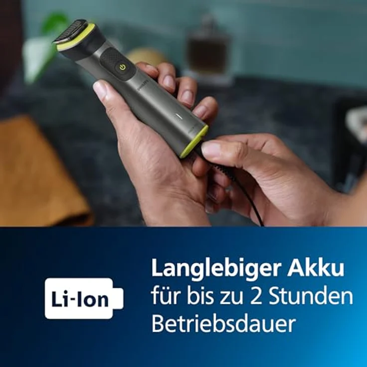 Philips Multigroom Serie 7000 14in1 Trimmer Full Body Bart Ultimate Allrounder, grau – Bild 4