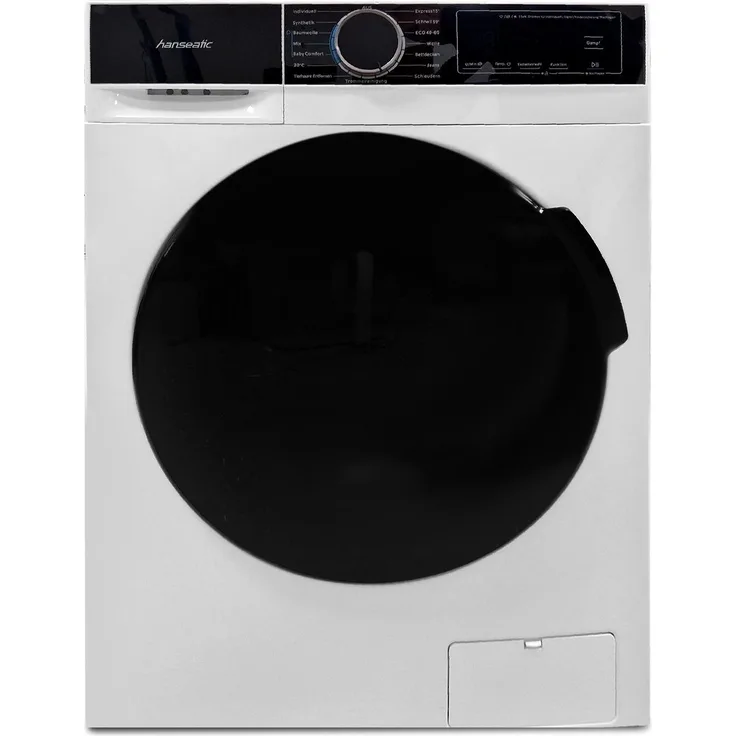 Hanseatic HWMA714A Waschmaschine, 7 kg Fassungsvermögen, Energieeffizienzklasse A, mit AquaStop und Kindersicherung